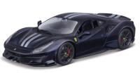 Opakowanie Ferrari 488 Pista blue 1:24 BBURAGO
