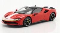 Opakowanie Ferrari SF90 Stradale red 1:18 BBURAGO