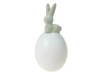 Opakowanie Figurka ceramiczna jajko z zającem MIX