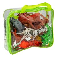 Opakowanie Figurki zwierzęta egzotyczne 18szt