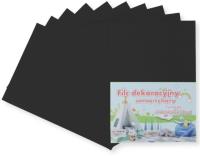 Opakowanie Filc A4 samoprzylepny czarny 20x30cm 10szt