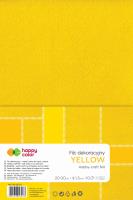 Opakowanie Filc dekoracyjny 20x30 cm 10 ark. żółty Happy Color