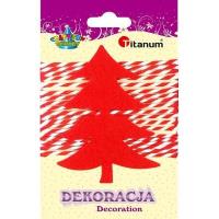 Opakowanie Filcowa choinka czerwona