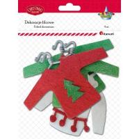 Opakowanie Filcowe sweterki na wieszaku 4szt