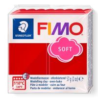 Okładka książki Fimo soft masa termoutwardzalna 57g,czerwień świateczna   8020-2P