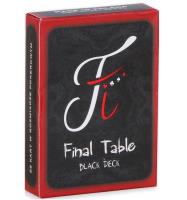 Opakowanie Final Table  - czarna talia kart