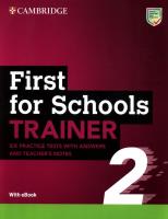Opakowanie First for Schools Trainer 2 wi