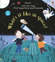 First Questions and Answers: What's it like in Space?. Autor: Katie Daynes. SmakLiter.pl Okładka książki First Questions and Answers: What's it like in Space?