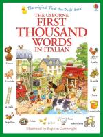 Opakowanie First Thousand Words in Italian