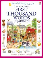 Opakowanie First Thousand Words in Japanese