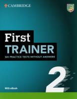 Okładka książki First Trainer 2 Six Practice T