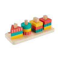Fisher Price. Drewniany sorter kształtów. Wydawca: Fisher- Price. SmakLiter.pl Opakowanie Fisher Price. Drewniany sorter kształtów