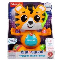 Fisher Price Link Squad Tygrysek Taniec i nauka. Wydawca: Fisher- Price. SmakLiter.pl Opakowanie Fisher Price Link Squad Tygrysek Taniec i nauka