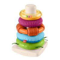 Fisher Price Piramidka sensoryczna HXK47. Wydawca: Fisher- Price. SmakLiter.pl Opakowanie Fisher Price Piramidka sensoryczna HXK47