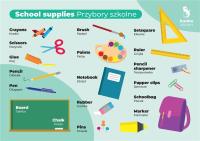 Opakowanie Fiszki do języka angielskiego - Przybory... 3szt