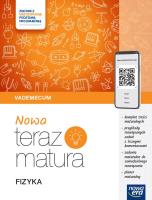 Fizyka PP TERAZ MATURA2023 ZR Vadem 2024/25. Autor: 2024/25. SmakLiter.pl Okładka książki Fizyka PP TERAZ MATURA2023 ZR Vadem 2024/25