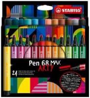 Flamaster Pen 68 Max Arty 24szt. Wydawca: Stabilo. SmakLiter.pl Opakowanie Flamaster Pen 68 Max Arty 24szt