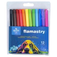 Flamastry 7710/2AB 12 kolorów Pies. Wydawca: Koh-I-Noor. SmakLiter.pl Opakowanie Flamastry 7710/2AB 12 kolorów Pies