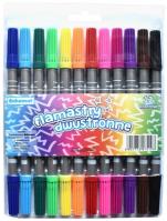 Opakowanie Flamastry dwustronne 12 kolorów