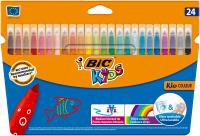 Flamastry Kids Couleur 24 kolory BIC. Wydawca: Bic. SmakLiter.pl Opakowanie Flamastry Kids Couleur 24 kolory BIC