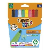 Flamastry Kids Visacolor XL 8 kolorów BIC. Wydawca: Bic. SmakLiter.pl Opakowanie Flamastry Kids Visacolor XL 8 kolorów BIC