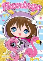 Flamingo. Kolorowanka. Autor: Katarzyna Maćkowiak. SmakLiter.pl Okładka książki Flamingo. Kolorowanka