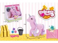 Opakowanie Flokowany jednorożec + akcesoria