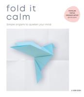 Fold It Calm. Wydawca: Ebury Press. SmakLiter.pl Opakowanie Fold It Calm