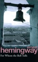 For Whom the Bell Tolls. Autor: Hemingway Ernest. SmakLiter.pl Okładka książki For Whom the Bell Tolls