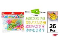 Opakowanie Foremki do plasteliny alfabet 26szt
