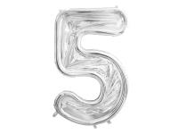 Opakowanie Forma 5 dla balonów lateksowych srebrna