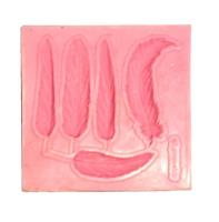 Forma silikonowa pióra 2. Wydawca: Galeria Hobby. SmakLiter.pl Opakowanie Forma silikonowa pióra 2