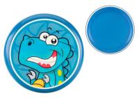 Frisbee z Dinozaurem niebieski 20cm. Wydawca: Leantoys. SmakLiter.pl Opakowanie Frisbee z Dinozaurem niebieski 20cm