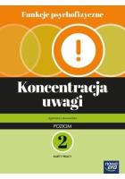 Funkcje psychofizyczne. Koncentracja uwagi KP p.2. Autor: Lubowiedzka Agnieszka, Gajda Robert. SmakLiter.pl Okładka książki Funkcje psychofizyczne. Koncentracja uwagi KP p.2