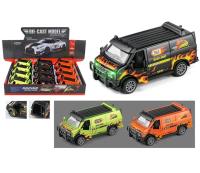 Opakowanie Furgonetka metalowa światło dźwięk MIX