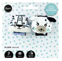 Opakowanie GaGaGu. Grzechotka Pies i Tygrys