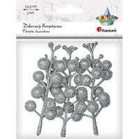 Opakowanie Gałązki owoców winobluszczu srebrne 3szt