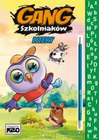 Gang szkolniaków. Litery. Autor: Wydawnictwo NIKO. SmakLiter.pl Okładka książki Gang szkolniaków. Litery