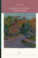 Gawędy o teatrze krakowskim. Autor: Michalik Jan. SmakLiter.pl Okładka książki Gawędy o teatrze krakowskim