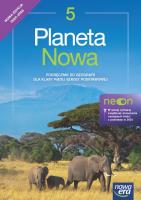 Geografia SP 5 Planeta nowa neon Podr.. Autor: Szlajfer Feliks, Zaniewicz Zbigniew, Tomasz Rachw. SmakLiter.pl Okładka książki Geografia SP 5 Planeta nowa neon Podr.