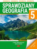 Geografia. Sprawdziany dla klasy 5. Autor: Magdalena Rychwińska. SmakLiter.pl Okładka książki Geografia. Sprawdziany dla klasy 5