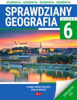 Geografia. Sprawdziany dla klasy 6. Autor: Magdalena Rychwińska. SmakLiter.pl Okładka książki Geografia. Sprawdziany dla klasy 6