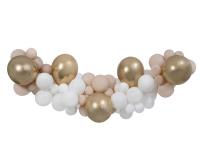Opakowanie Girlanda balonowa DIY biało-szampańsko-latte 65szt