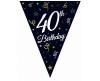 Opakowanie Girlanda papierowa Beauty&Charm z flagami 28x270cm