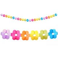 Girlanda papierowa kolorowe Kwiaty. Wydawca: GoParty. SmakLiter.pl Opakowanie Girlanda papierowa kolorowe Kwiaty