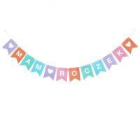 Opakowanie Girlanda papierowa Mam roczek 14x18cm