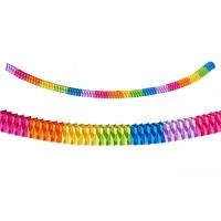 Girlanda papierowa Tęcza 4szt. Wydawca: GoParty. SmakLiter.pl Opakowanie Girlanda papierowa Tęcza 4szt