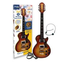 Gitara elektroniczna z mikrofonem nagłownym. Wydawca: MEME. SmakLiter.pl Opakowanie Gitara elektroniczna z mikrofonem nagłownym