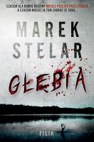 Głębia. Autor: Marek Stelar. SmakLiter.pl Okładka książki Głębia