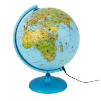 Opakowanie Globus Safari podświetlany ze zwierzętami 30cm